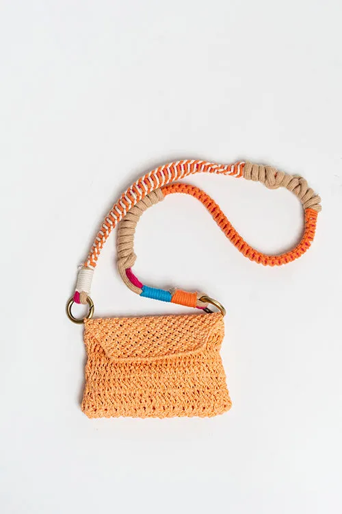 One 'O' Eight Knots Glee Raffia Mini Bag