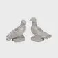 Pair of Pigeon Candleholders