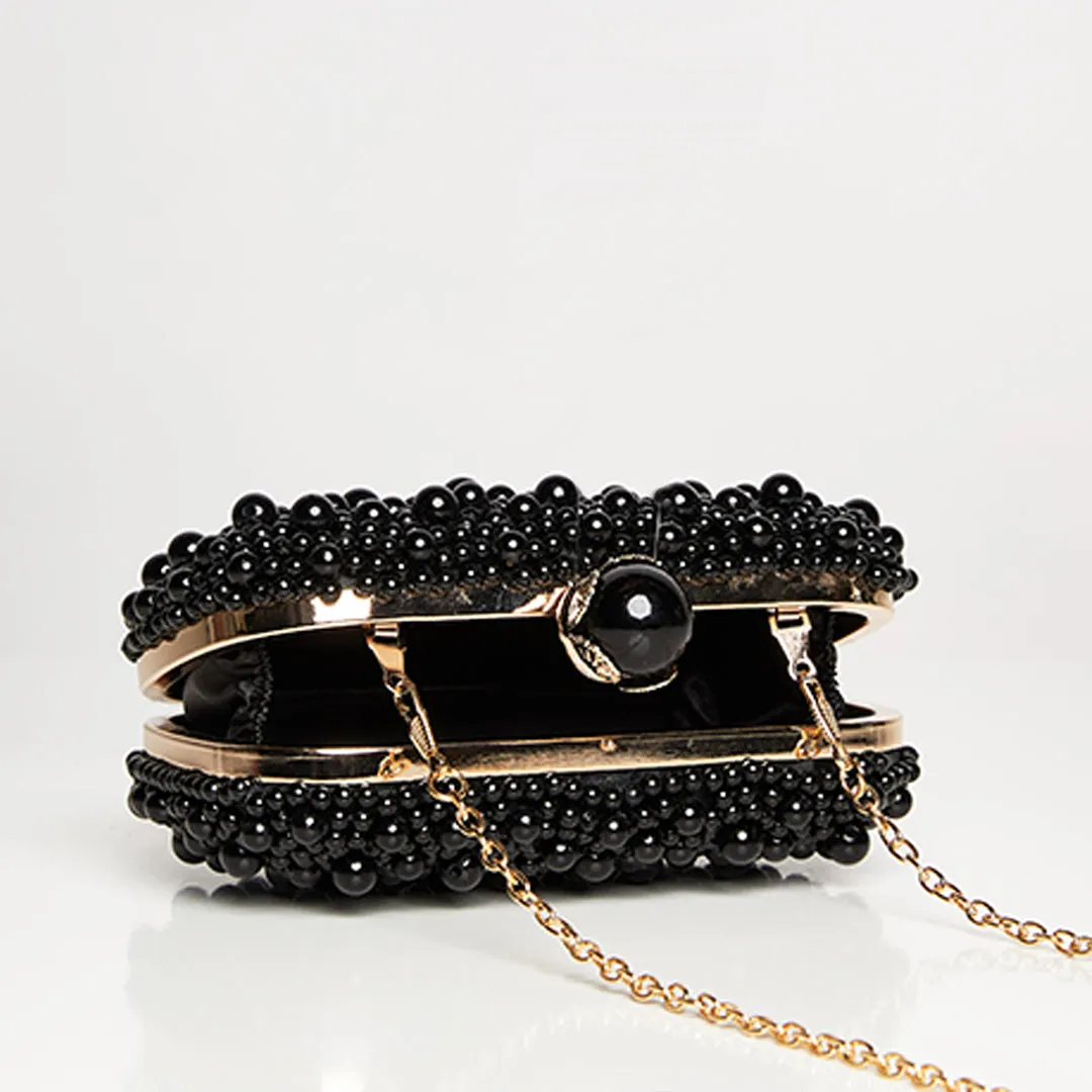 Pearl Beaded Clutch