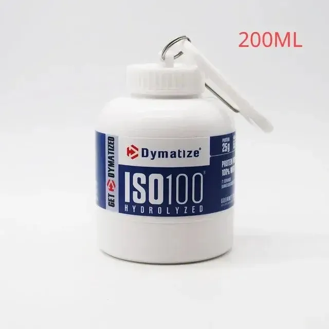 Portable Mini Protein Powder Bottle With Keychain