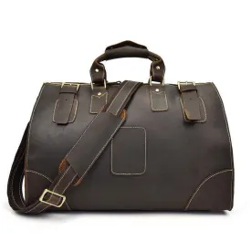 Rich Premium Leather Doctor Style Bag Travel Shoulder