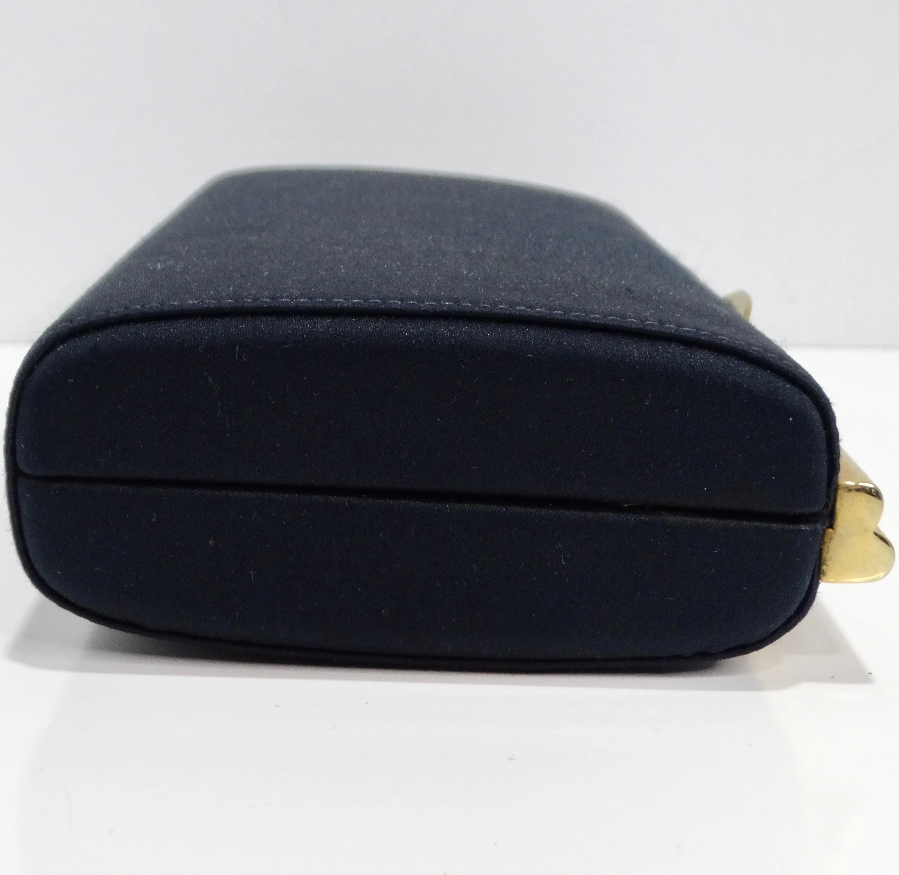 Rodo 1980s Navy Clutch