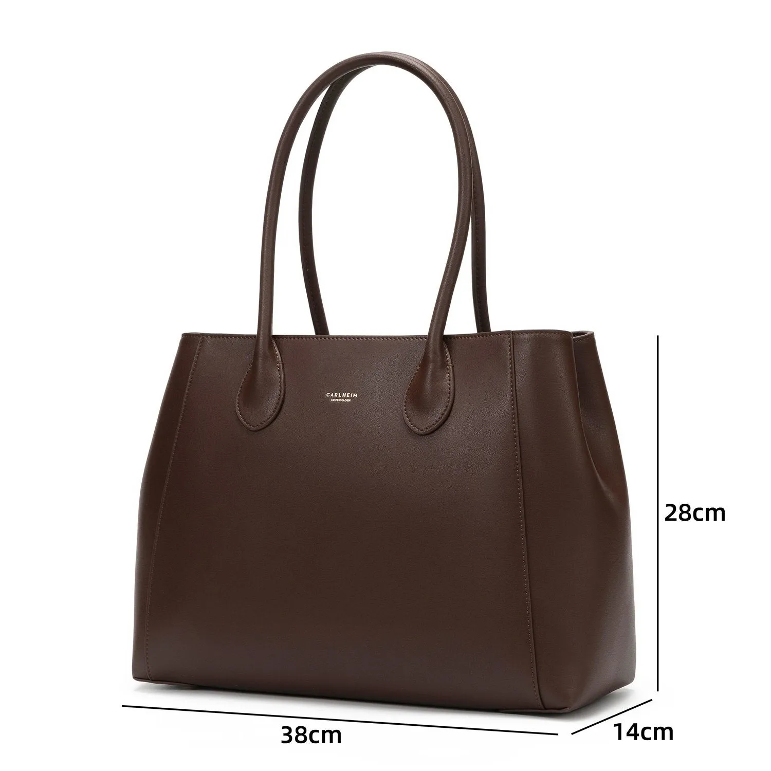 Selena Genuine Leather Handbag (Brown)