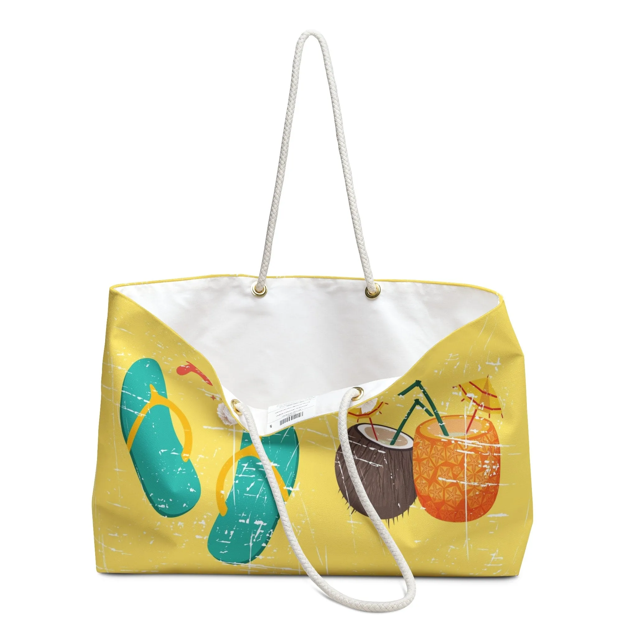 Spacious Canvas Weekender Tote Bag