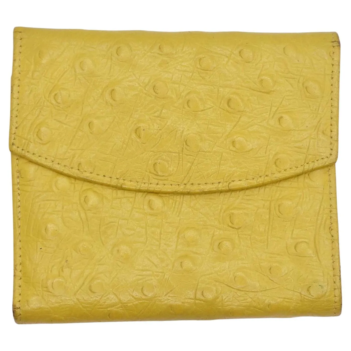 St. Thomas Yellow Calf Leather 1960s Wallet