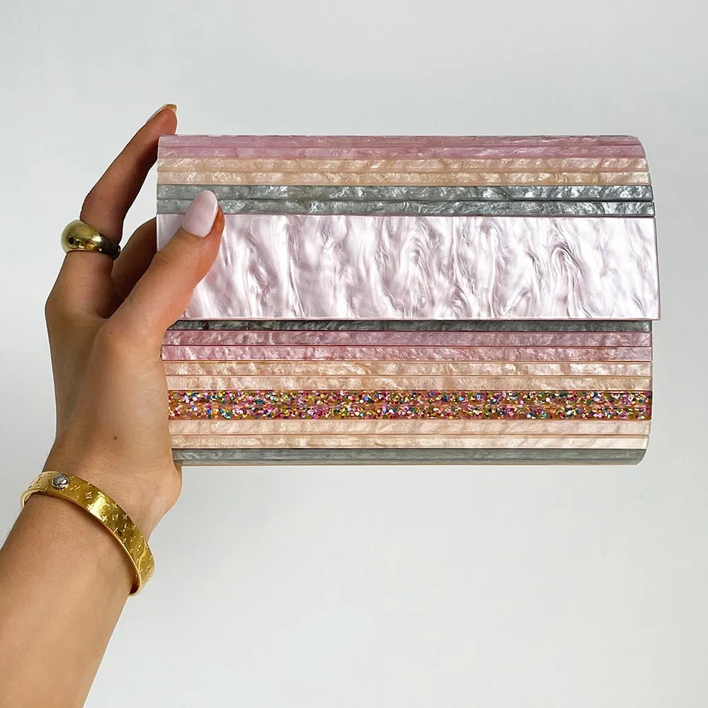 STACER Acrylic Clutch