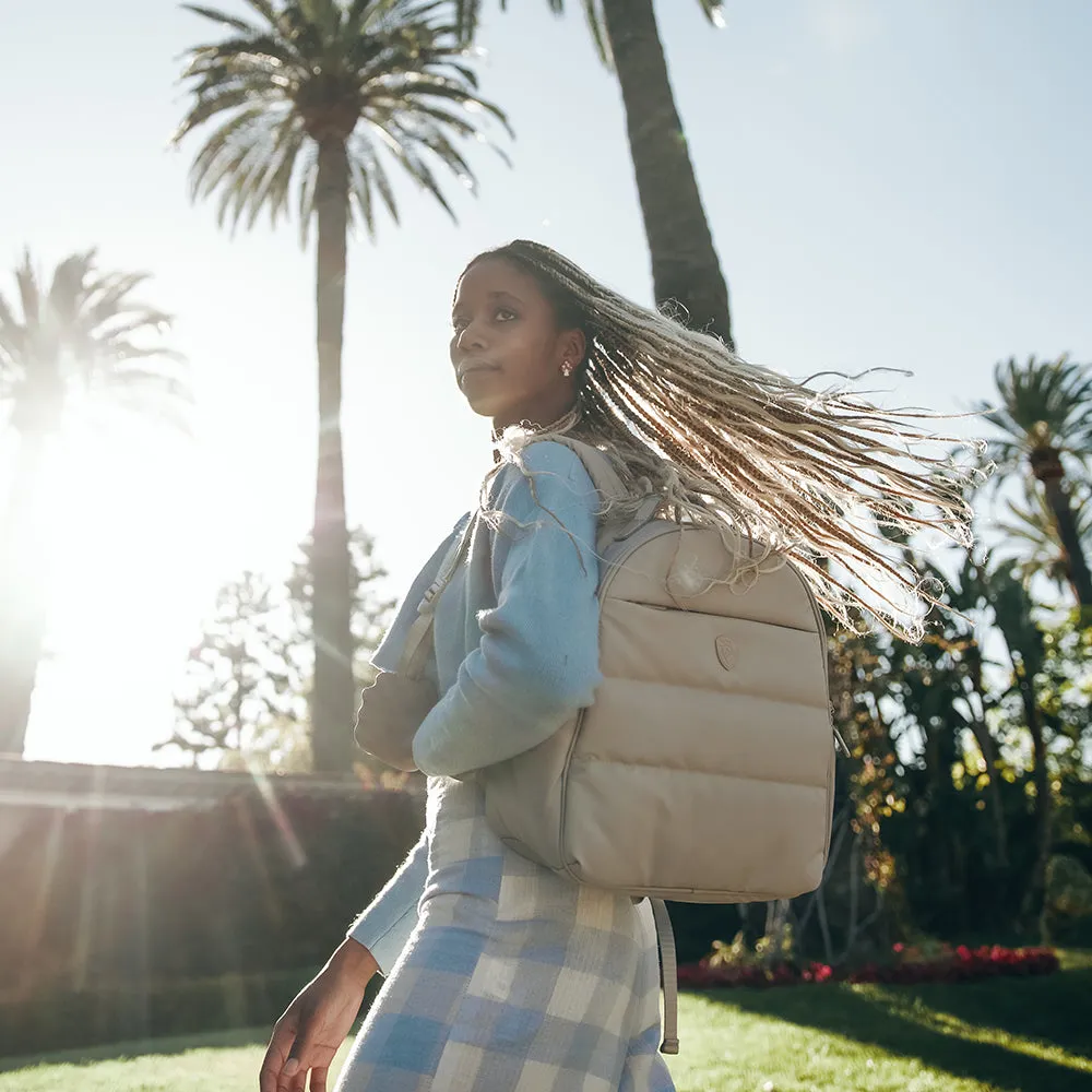 The Puffer Backpack - Black