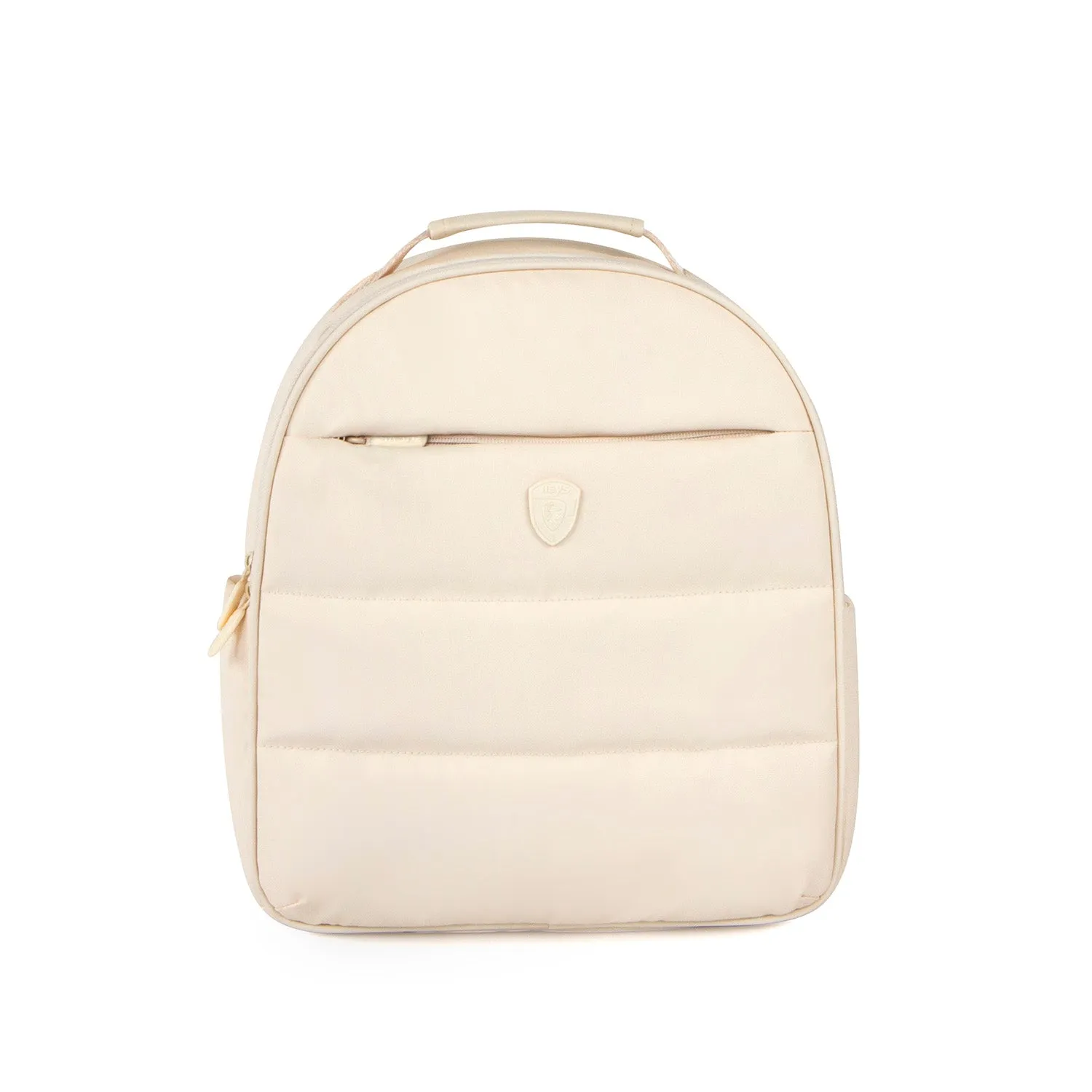 The Puffer Backpack - Ivory