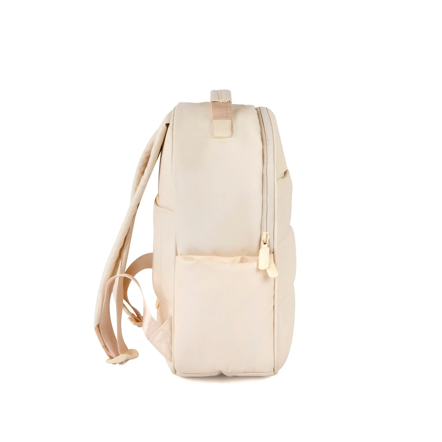 The Puffer Backpack - Ivory