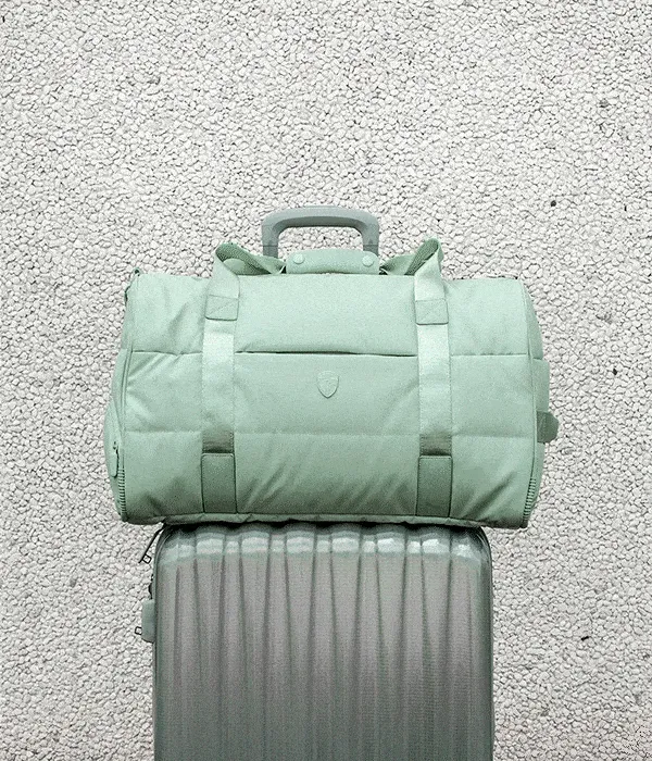 The Puffer Duffel Bag - Ivory