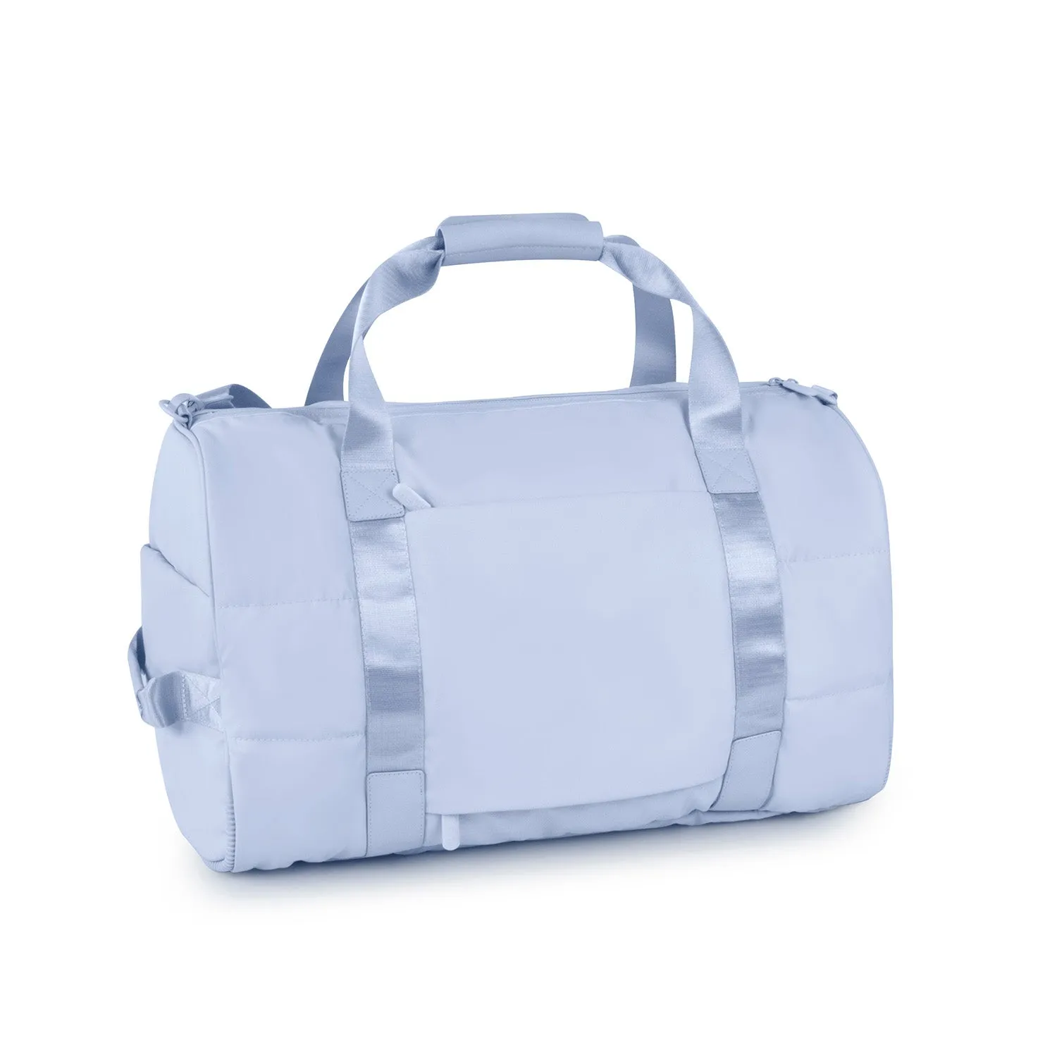 The Puffer Duffel Bag - Light Blue