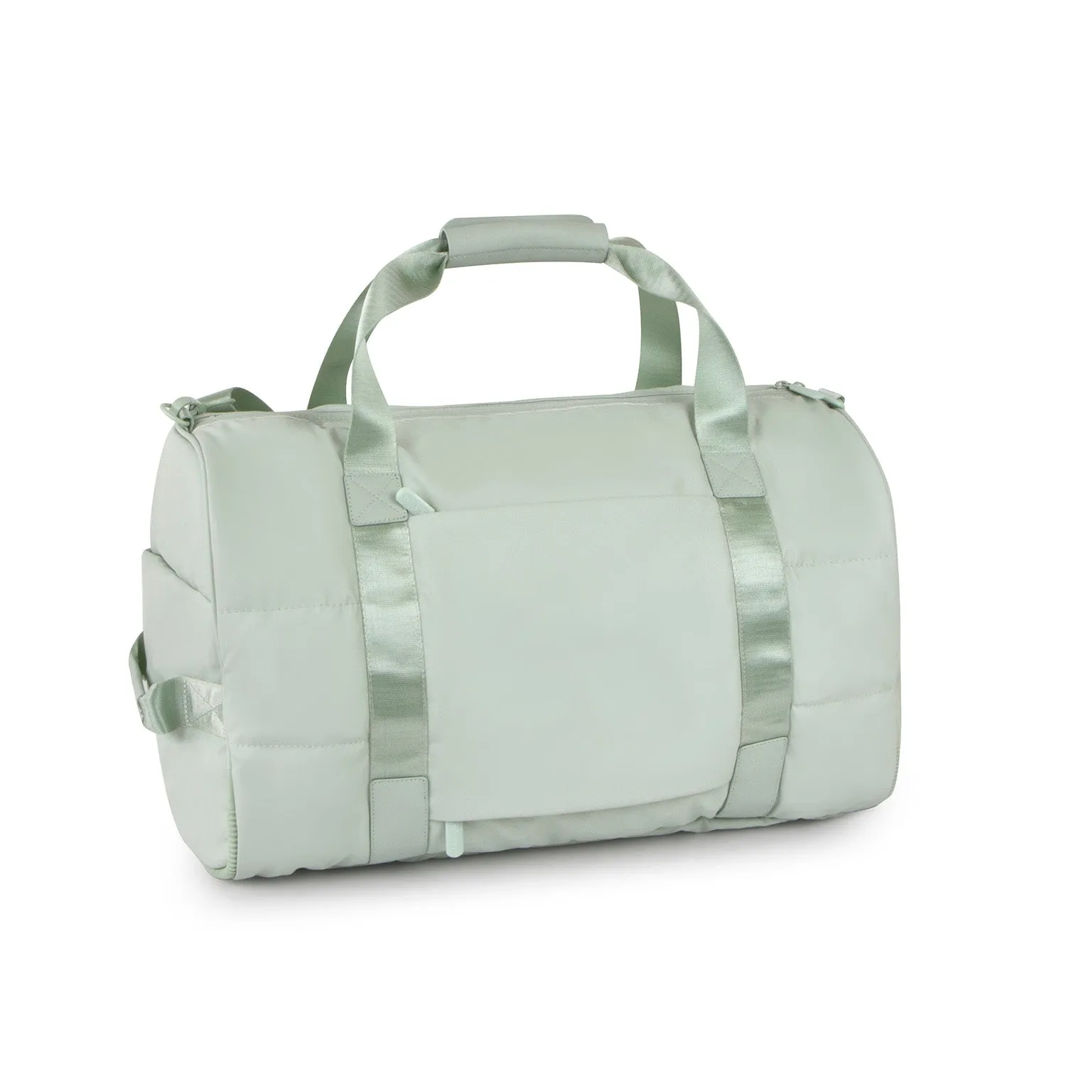 The Puffer Duffel Bag - Sage Green