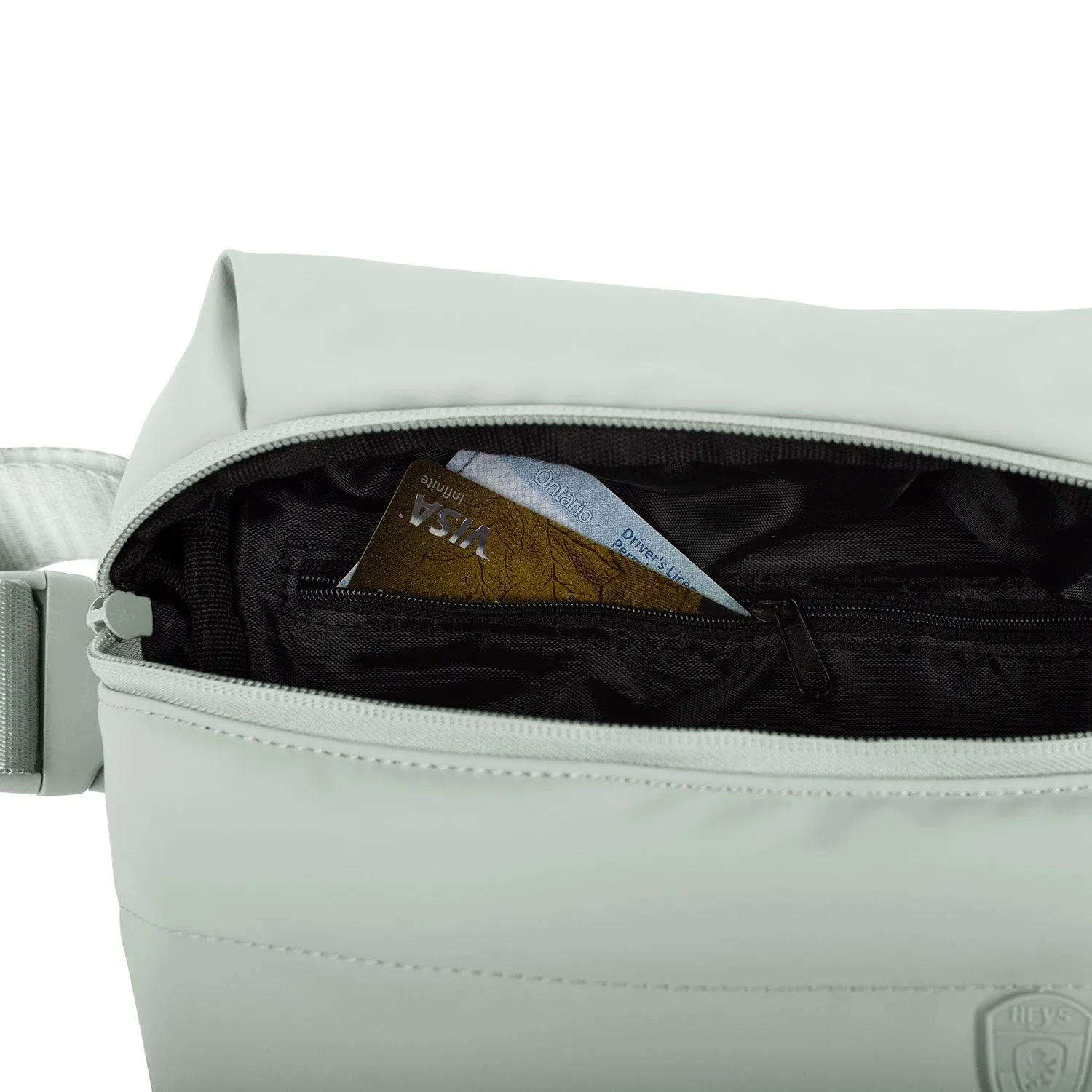 The Puffer Mini Waist Bag - Sage Green