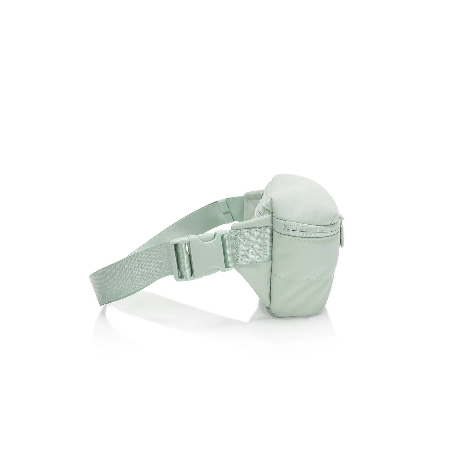 The Puffer Mini Waist Bag - Sage Green