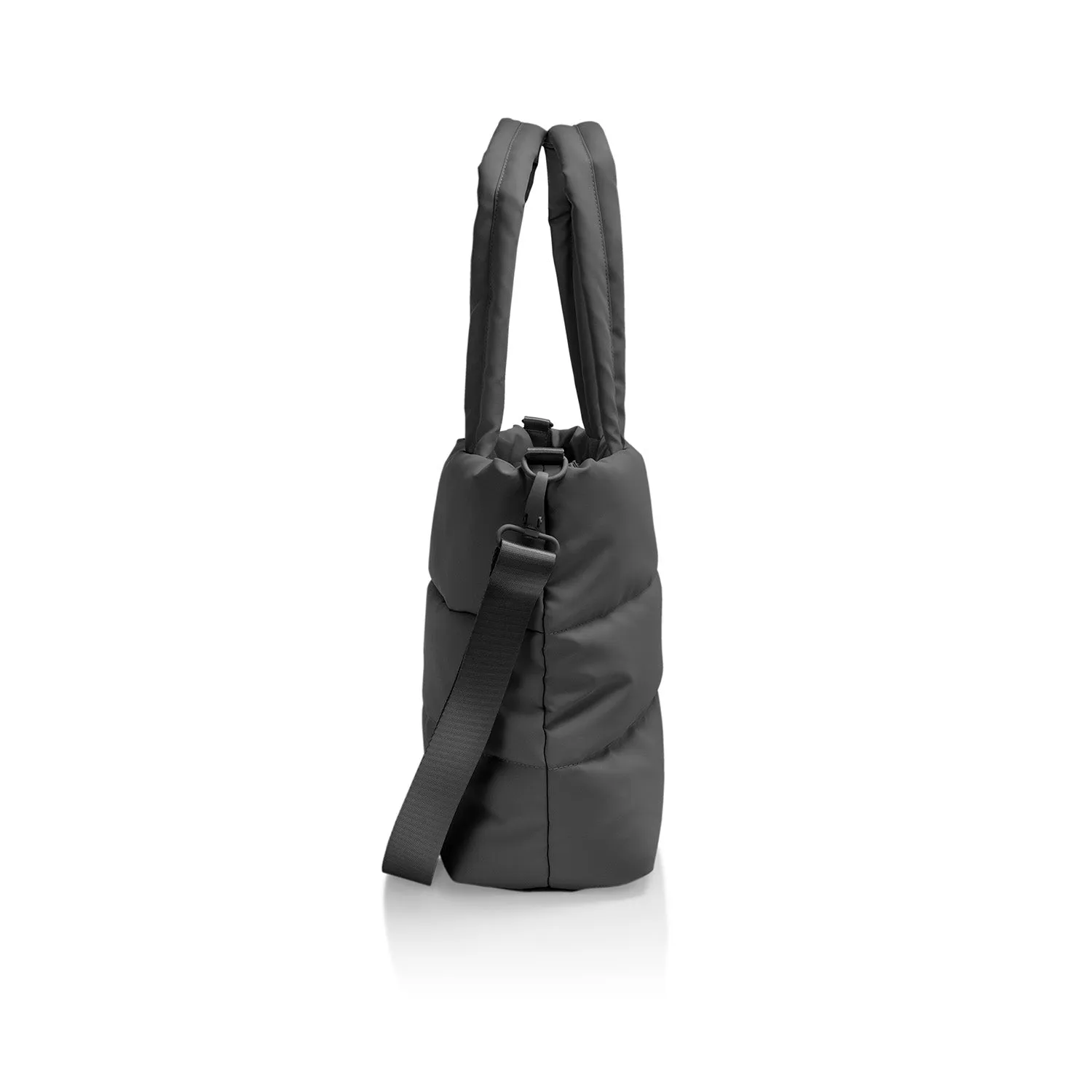 The Puffer Tote Bag - Black