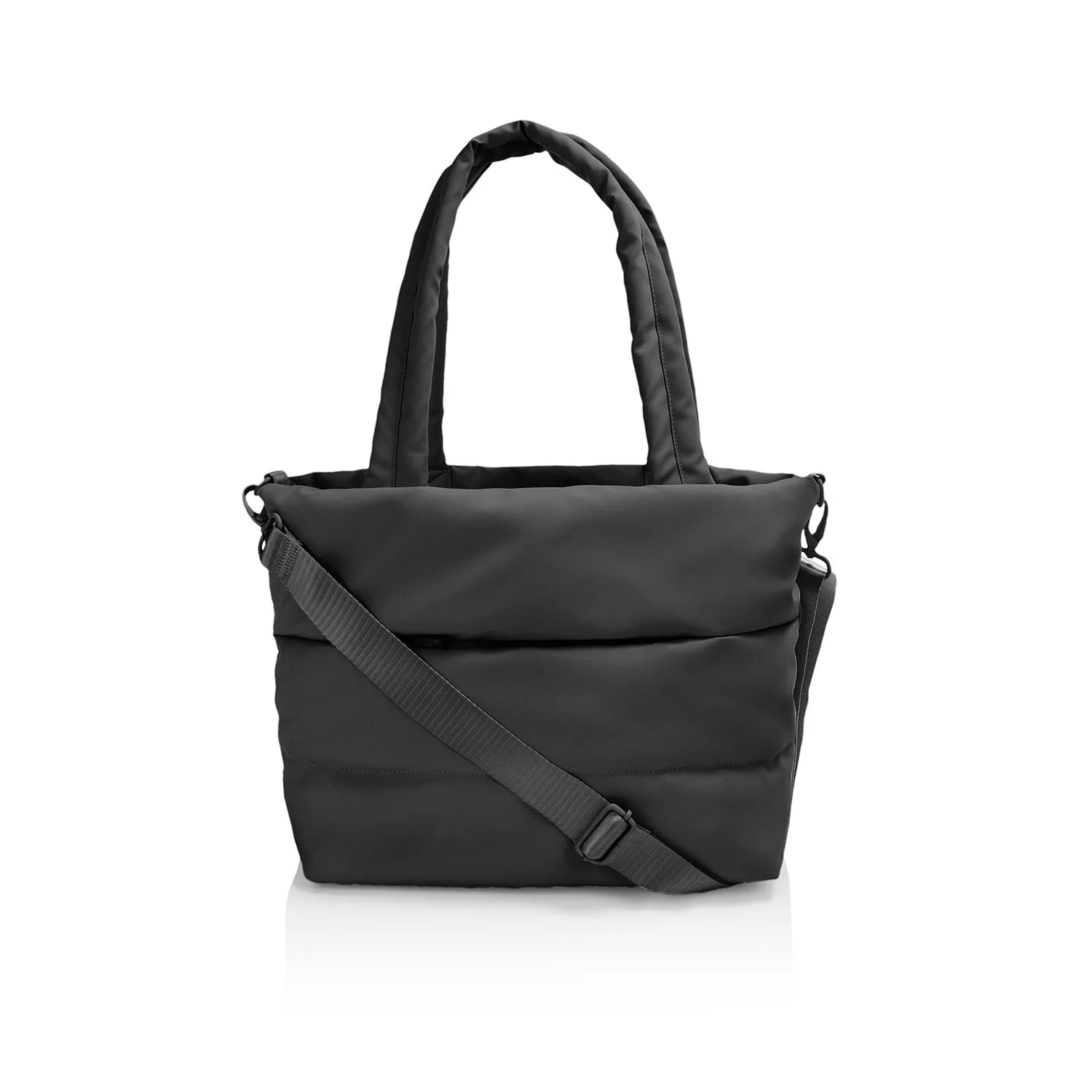 The Puffer Tote Bag - Black