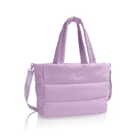 The Puffer Travel Tote - Lavender