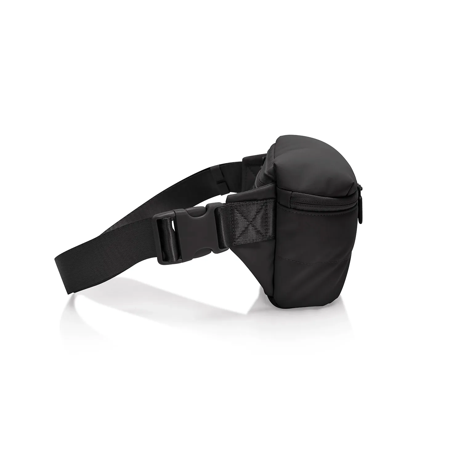 The Puffer Waist Bag - Black