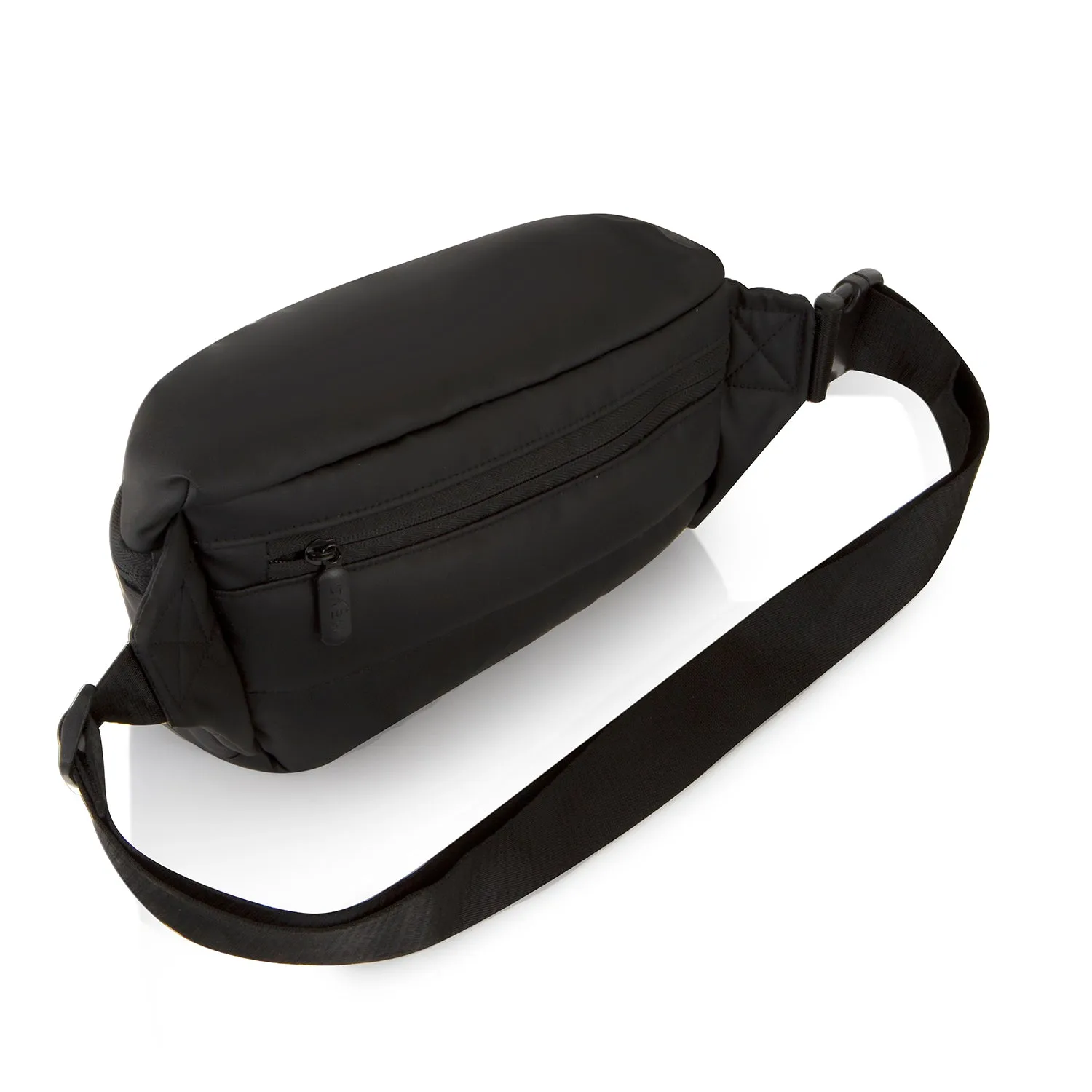 The Puffer Waist Bag - Black