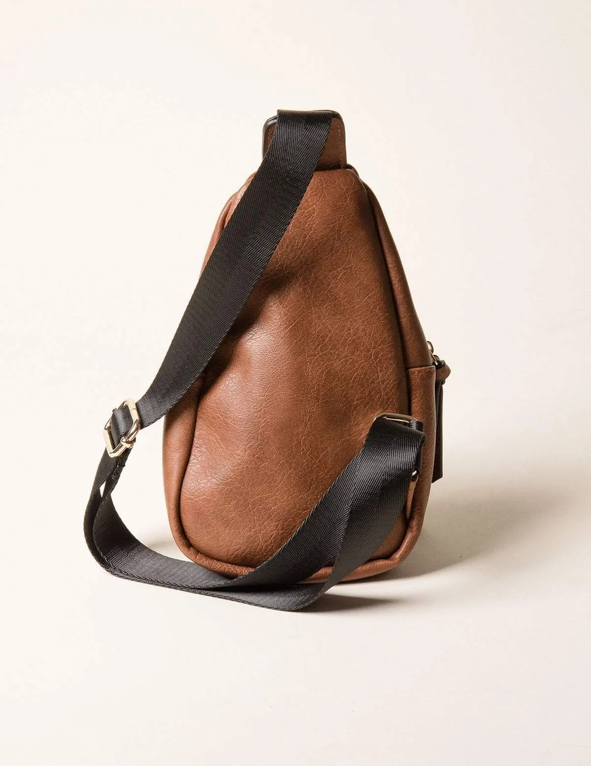 Vegan Leather Crossbody Bag