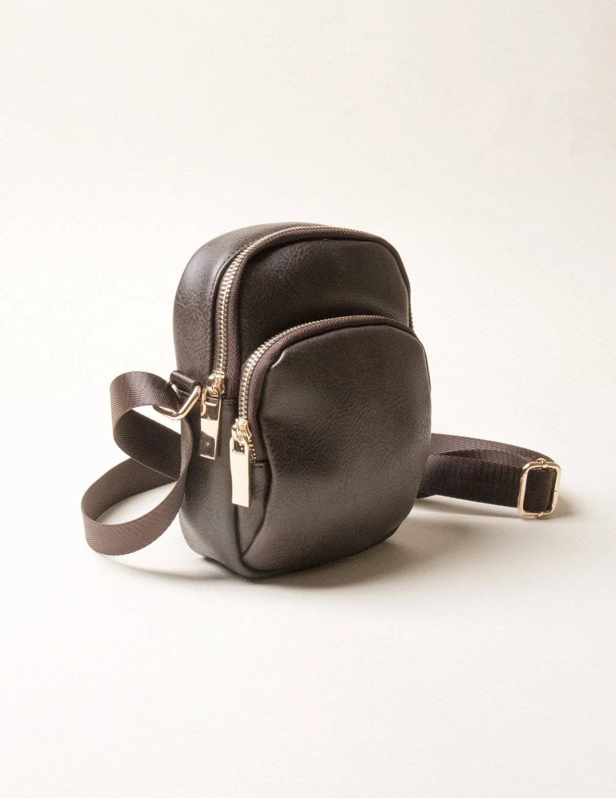 Vegan Leather Mini Crossbody Bag