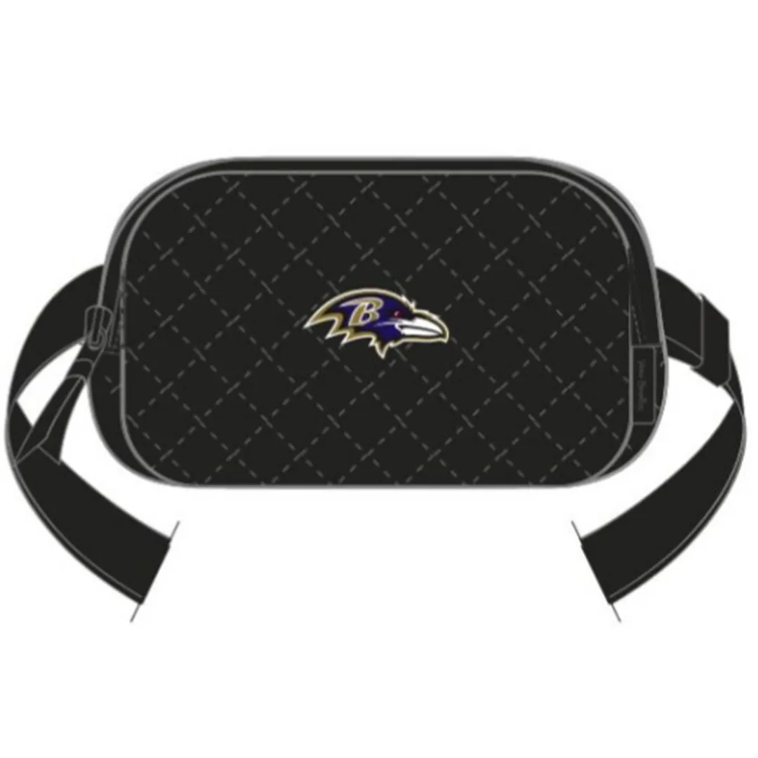 Vera Bradley Mini Belt Bag- Baltimore Ravens