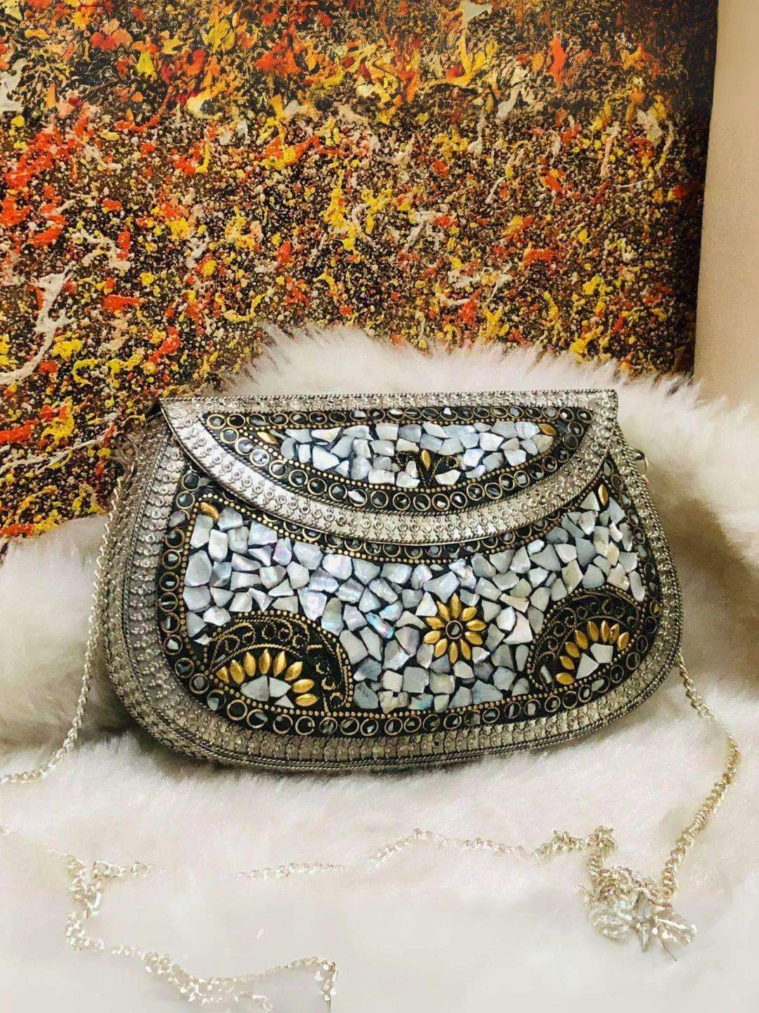 Vintage Style Statement Purse