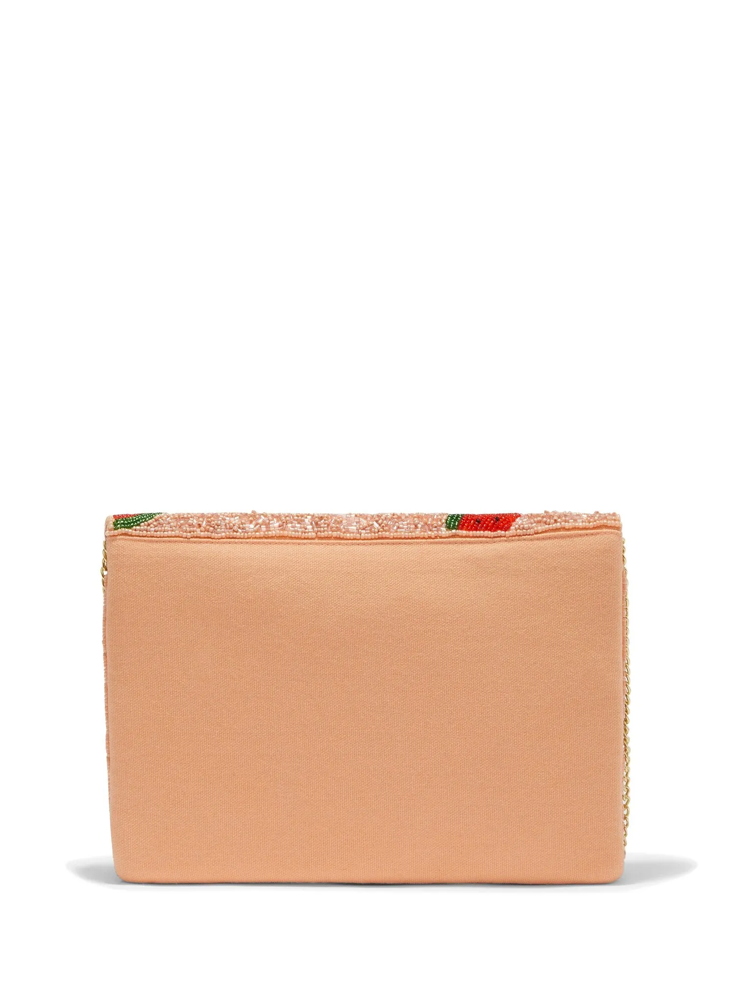 Watermelon-Beaded Clutch