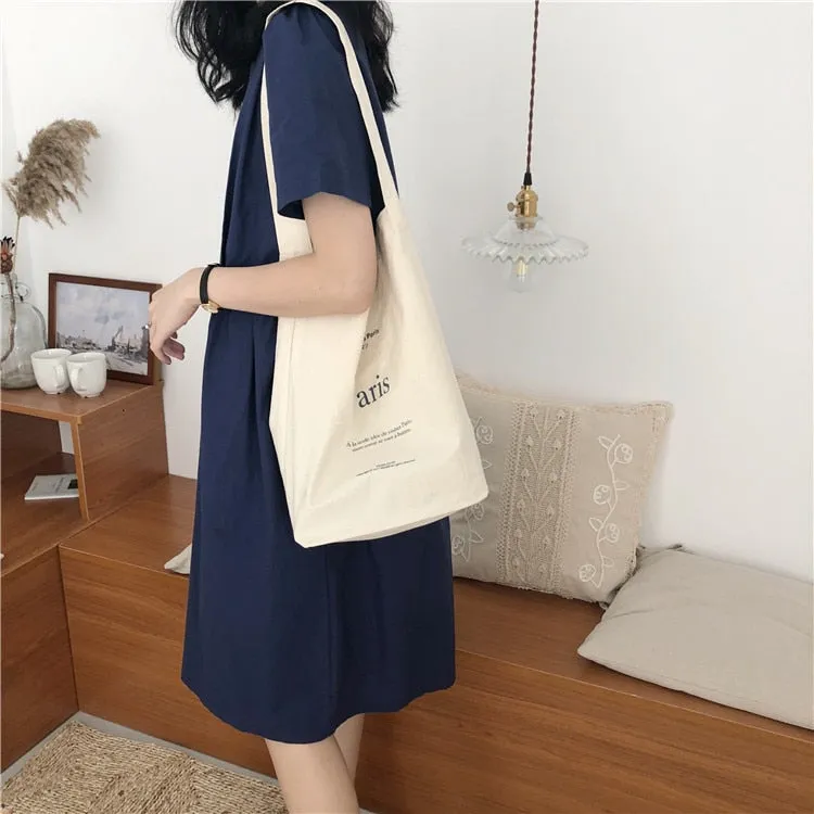 Women's Canvas Shoulder Bag