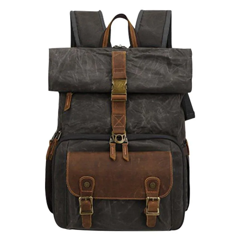 Woosir Camera Backpack with Trolley Sleeve and Tripod Strap