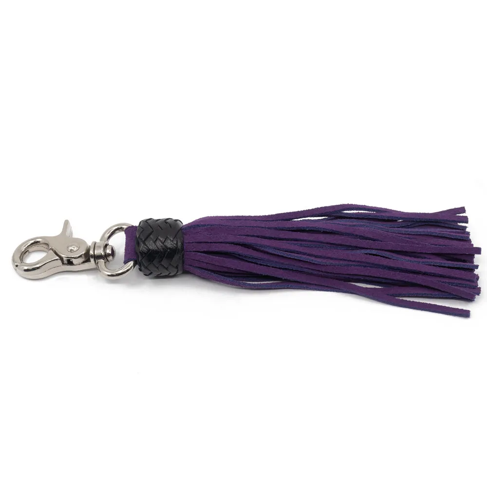 Zorba 5" Mini Swivel Snap Hook Suede Flogger